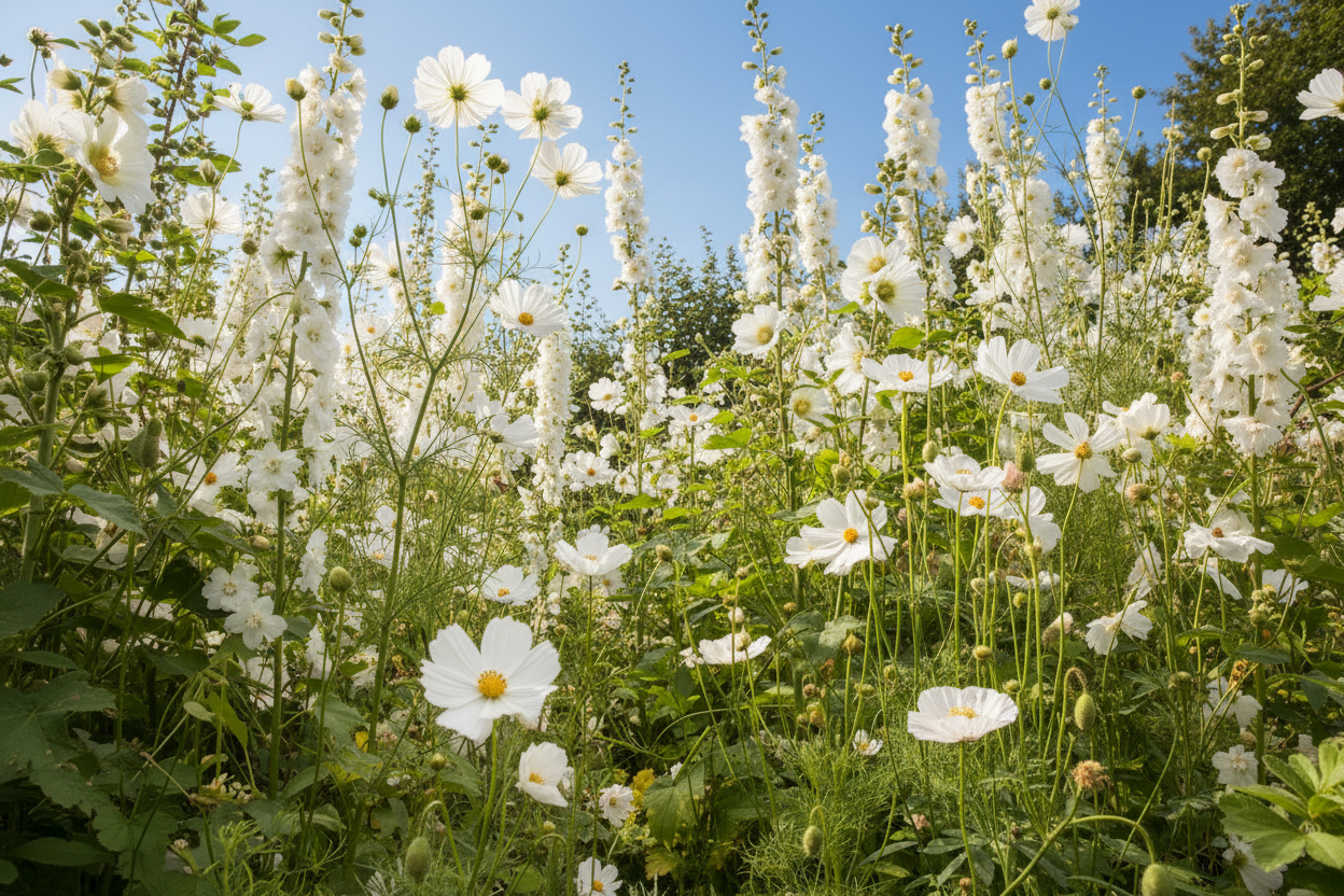 Shades of White — Blue Sky