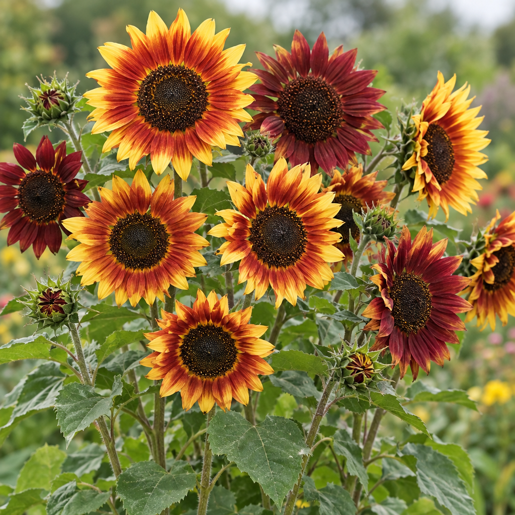 Autumn Beauty sunflowers revised using Cathy’s reference
