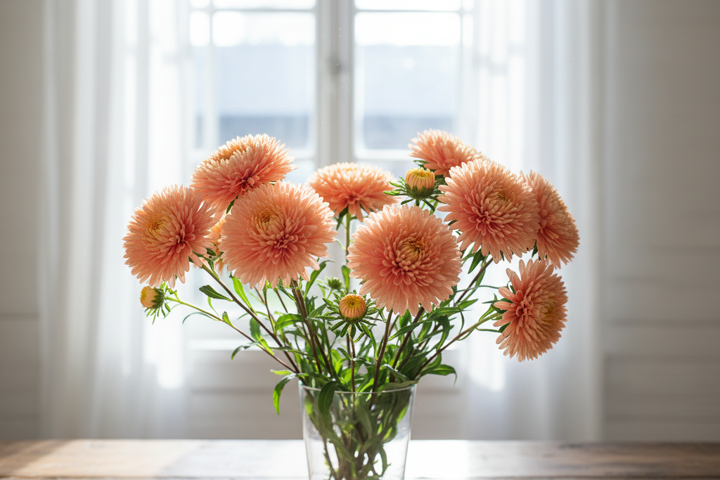 China Aster King Size Apricot