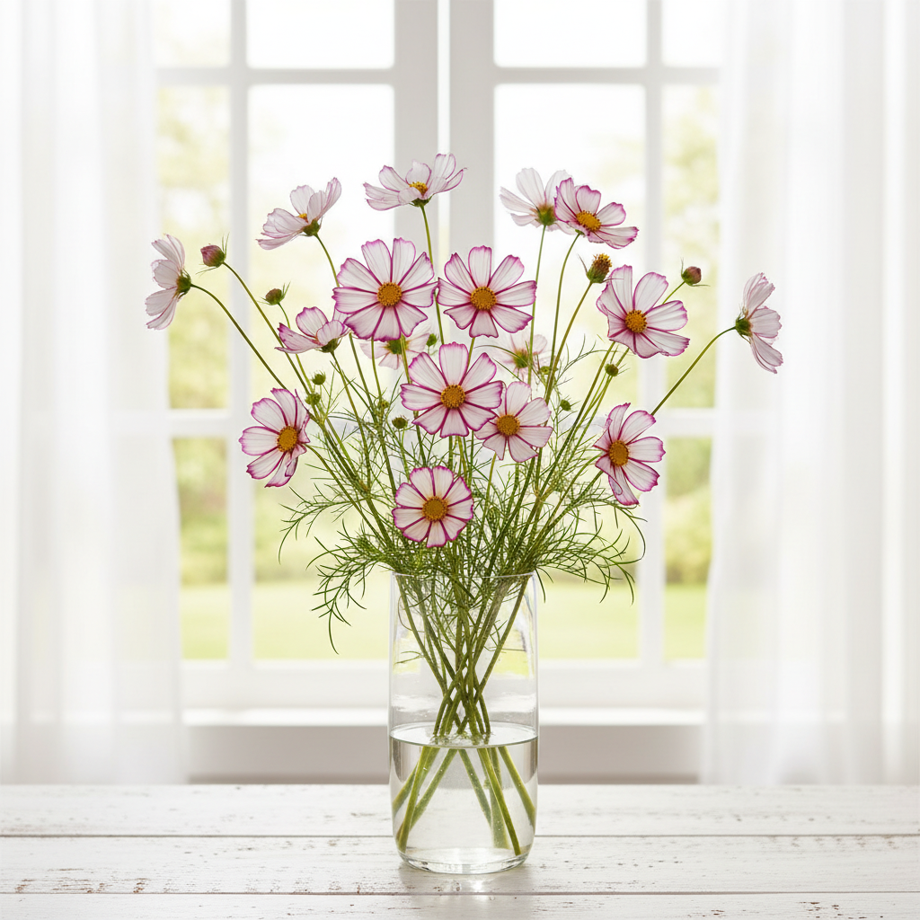 Cosmos Picotee natural arrangement