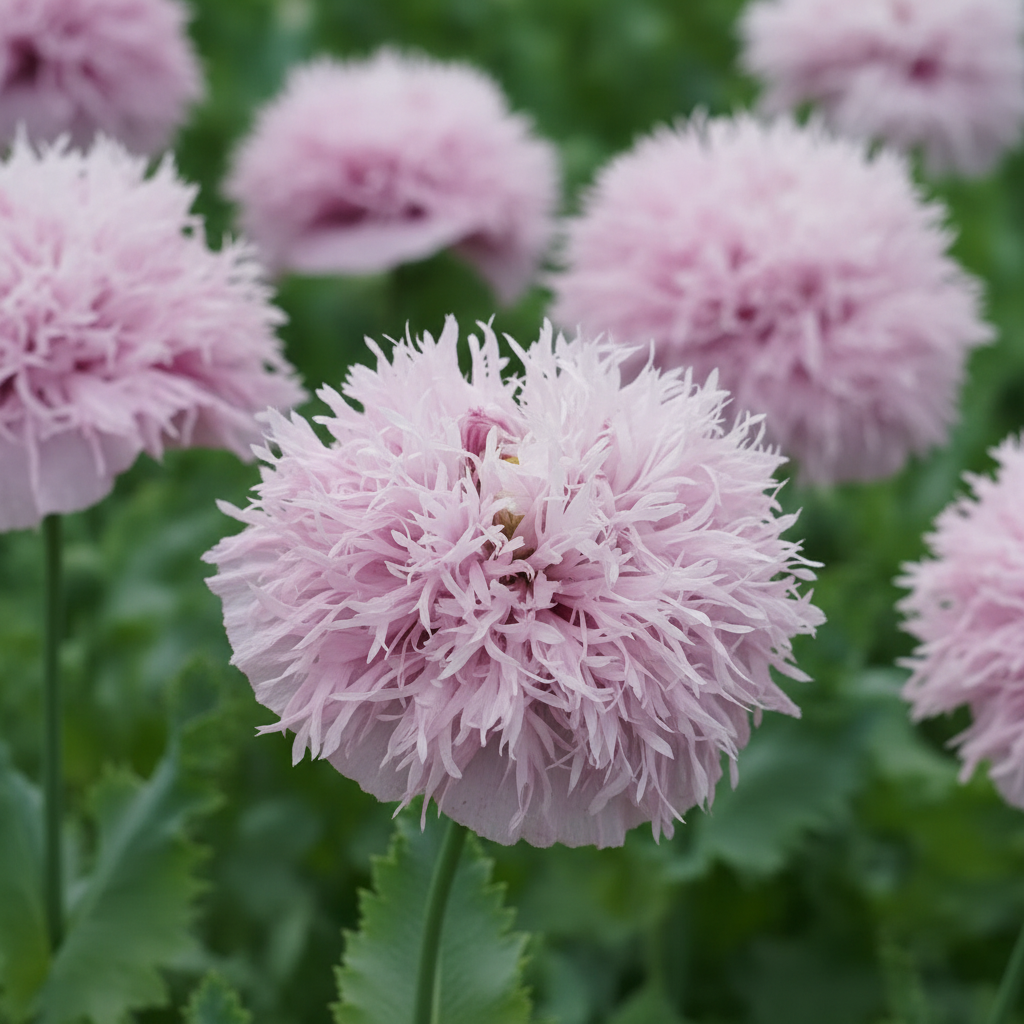 Lilac Pompom Poppy — Papaver laciniatum